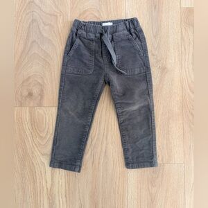 Jamie Kay Charcoal Corduroy Drawstring Pants